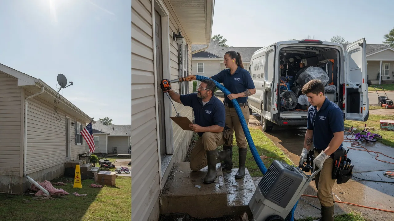 Ceiling Water Damage Restoration in Palestine, OH near me